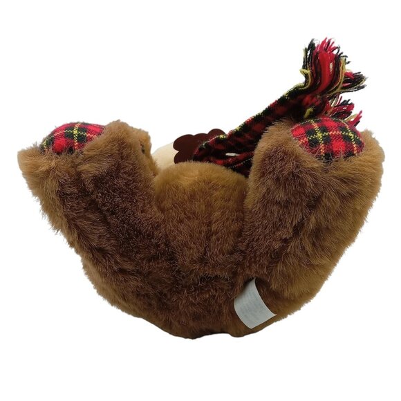 DanDee Special Touch Plush Teddy Bear With Tartan Plaid Scarf Ears Hands Feet - Picture 10 of 12